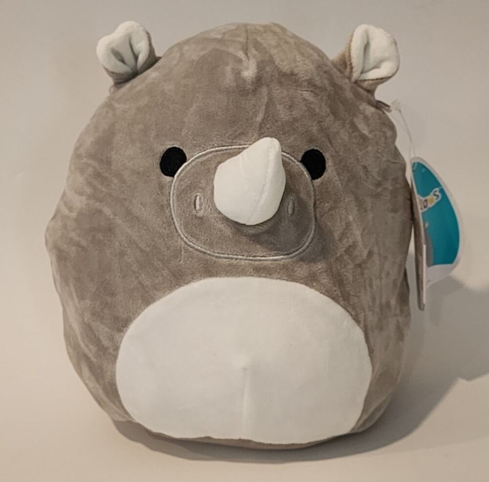 Squishmallows Irving The Gray Rhino 8" With Tag